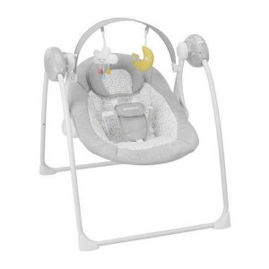 Fauteuil à Bascule Badabulle Candy Comfort Swing Gris Blanc