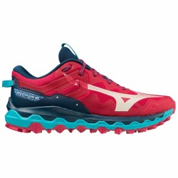 Chaussures de sport pour femme Mizuno Wave Mujin 9 Rouge