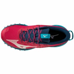 Chaussures de sport pour femme Mizuno Wave Mujin 9 Rouge