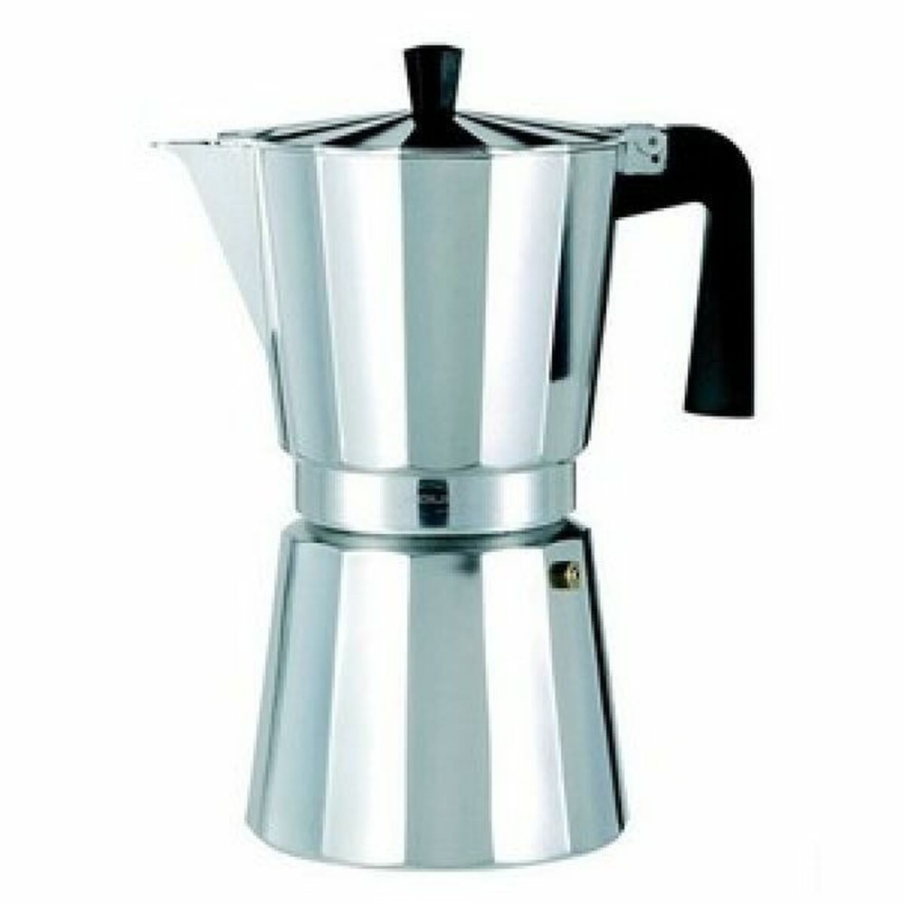 Italienische Kaffeemaschine Valira VITRO 3T Silberfarben Aluminium 3 Kopper