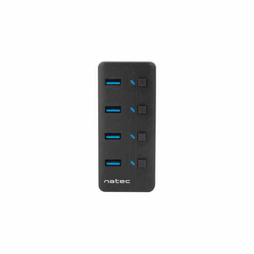 USB Hub Natec MANTIS Black (1 Unit)