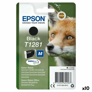 Cartouche d'encre originale Epson STYLUS S22/SX125/ SX 235W /420W/425W, OFFICE BX305F Noir (10 Unités)