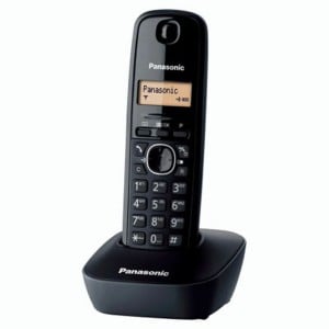 Téléphone fixe Panasonic Noir Ambre