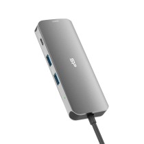 Hub USB Silicon Power SR30 Grau