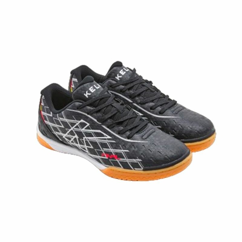 Chaussures de Futsal pour Adultes Kelme Final Indoor Homme Noir