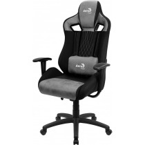 Chaise de jeu Aerocool EARL AeroSuede 180º Noir Gris