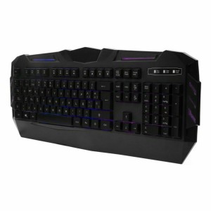 Gaming Tastatur CoolBox DeepColorKey Schwarz Qwerty Spanisch