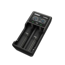 Chargeur de batterie Xtar VC2SL Piles x 2