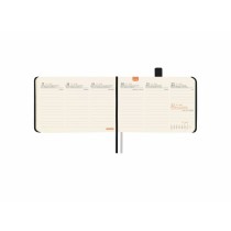 Diary Finocam MINIMAL Black Mini 10,4 x 7,3 cm 2025