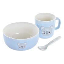 Kindergeschirr-Set DKD Home Decor Koala