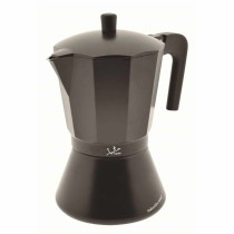 Italienische Kaffeemaschine JATA CFI12 Schwarz Aluminium 12 Kopper