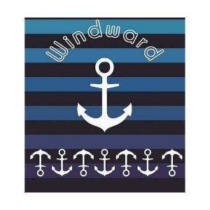 Beach Towel Secaneta Windward Anchor Jacquard 150 x 175 cm