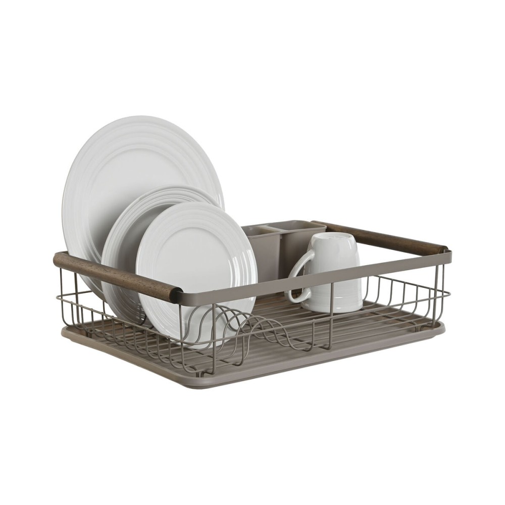 Draining Rack for Kitchen Sink Home ESPRIT Grey 44 x 32 x 13 cm