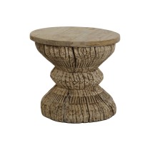 Table d'appoint Home ESPRIT Naturel Teck 45 x 45 x 43 cm