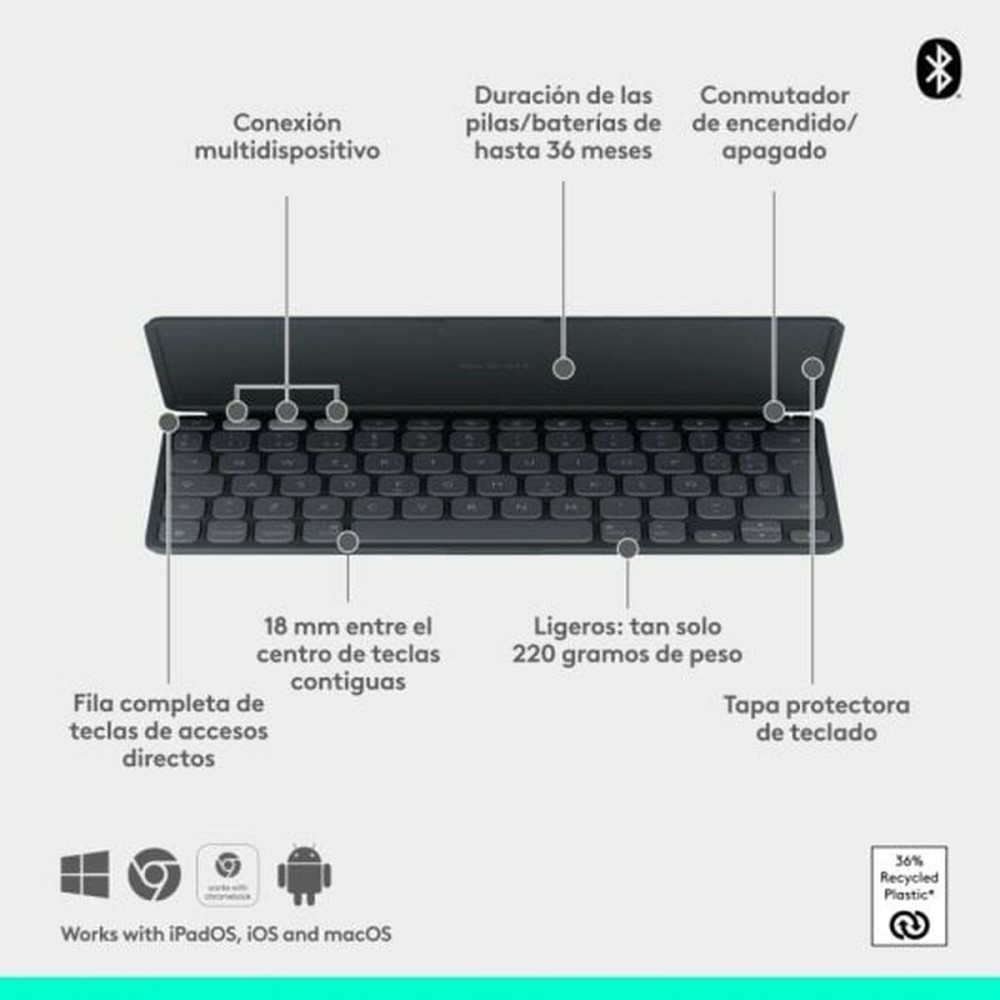 Keyboard Logitech Black