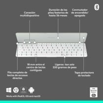 Tastatur Logitech Weiß QWERTY