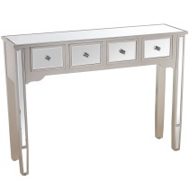 Console Alexandra House Living Champagne Bois 110 x 80 x 30 cm