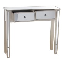 Console Alexandra House Living Champagne Bois 90 x 80 x 25 cm