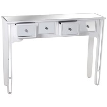 Console Alexandra House Living Champagne Wood 110 x 80 x 30 cm