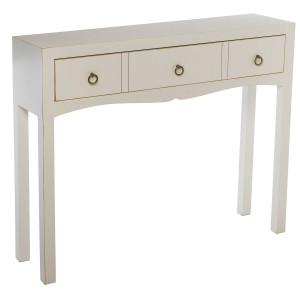 Console Alexandra House Living Blanc Bois 94 x 78 x 24 cm