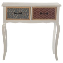 Console Alexandra House Living White Wood 84 x 83 x 36 cm