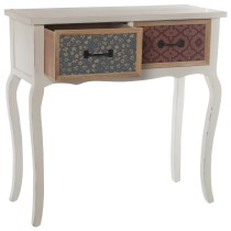 Console Alexandra House Living White Wood 84 x 83 x 36 cm