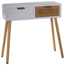 Console Alexandra House Living White Wood 80 x 78 x 30 cm