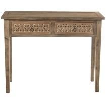 Console Alexandra House Living Marron Bois 101 x 79 x 40 cm