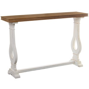 Console Alexandra House Living Blanc Bois 121 x 79 x 31 cm