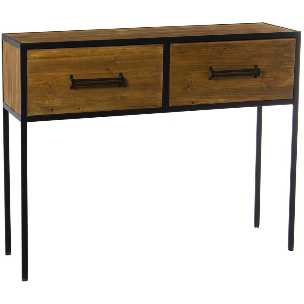 Console Alexandra House Living Marron Bois 100 x 80 x 30 cm