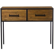 Console Alexandra House Living Marron Bois 100 x 80 x 30 cm