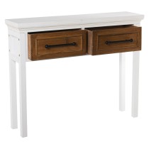 Console Alexandra House Living Blanc Bois 100 x 80 x 25 cm