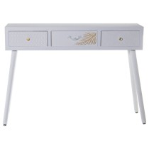 Console Alexandra House Living Blanc Doré Bois 107 x 78 x 30 cm