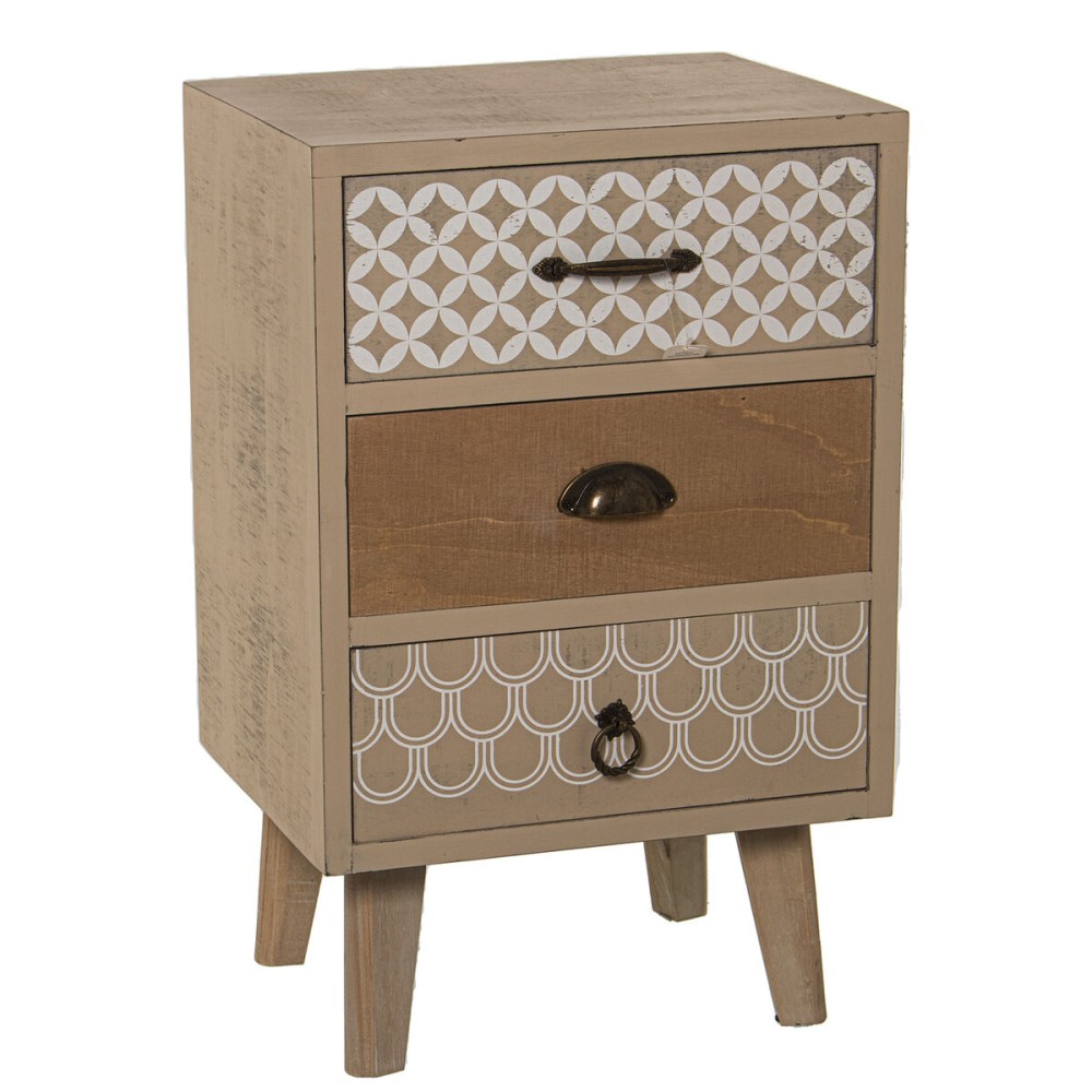 Nachttisch Alexandra House Living Braun Holz 40 x 63 x 32 cm