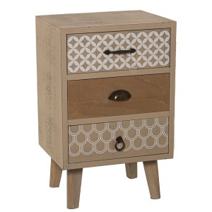 Nachttisch Alexandra House Living Braun Holz 40 x 63 x 32 cm