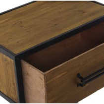 Nightstand Alexandra House Living Brown Wood 47 x 65 x 30 cm