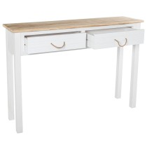 Console Alexandra House Living White Brown Wood 110 x 81 x 30 cm