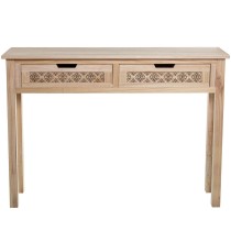 Console Alexandra House Living Brown Wood 110 x 81 x 30 cm