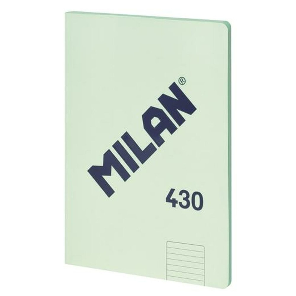 Notebook Milan 430 Green A4 48 Sheets 21 x 29,7 cm (3 Units)