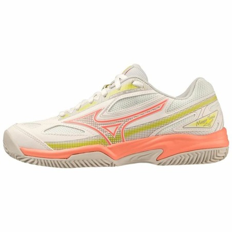 Chaussures de Padel pour Adultes Mizuno Break Shot 4 CC Blanc