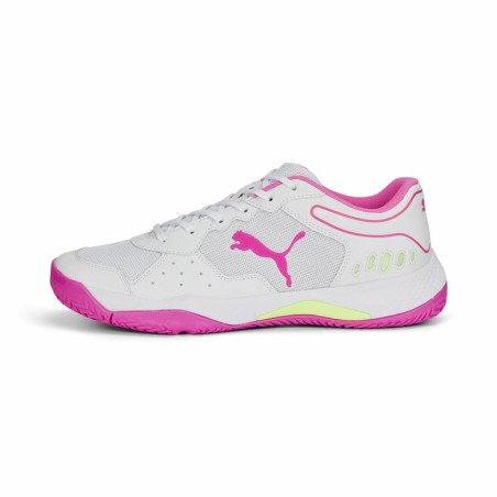 Padel-Sportschuhe für Erwachsene Puma Solarsmash RCT Weiß Rosa