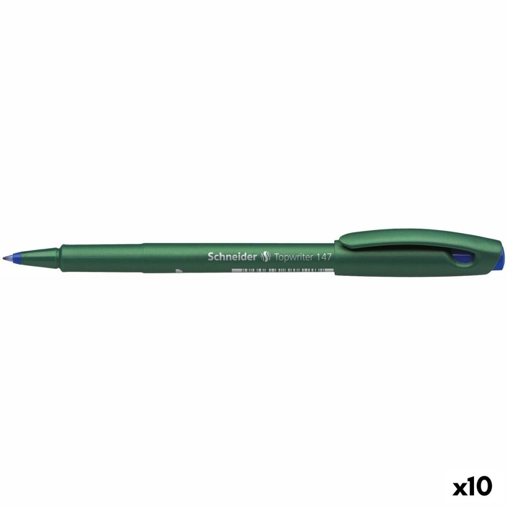 Marqueur Schneider Topwriter 147 Bleu (10 Unités)