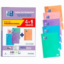 Carnet Oxford WRITE&ERASE Pastel Din A4 80 Volets 21,5 x 31,5 cm 5 Pièces (25 Unités)