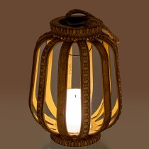 Lampe de bureau Alexandra House Living Marron Métal 24 x 30 x 24 cm