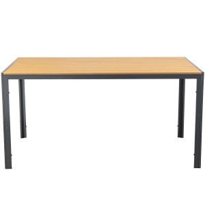 Esstisch Alexandra House Living Weiß Braun 150 x 47 x 90 cm Polyäthylen