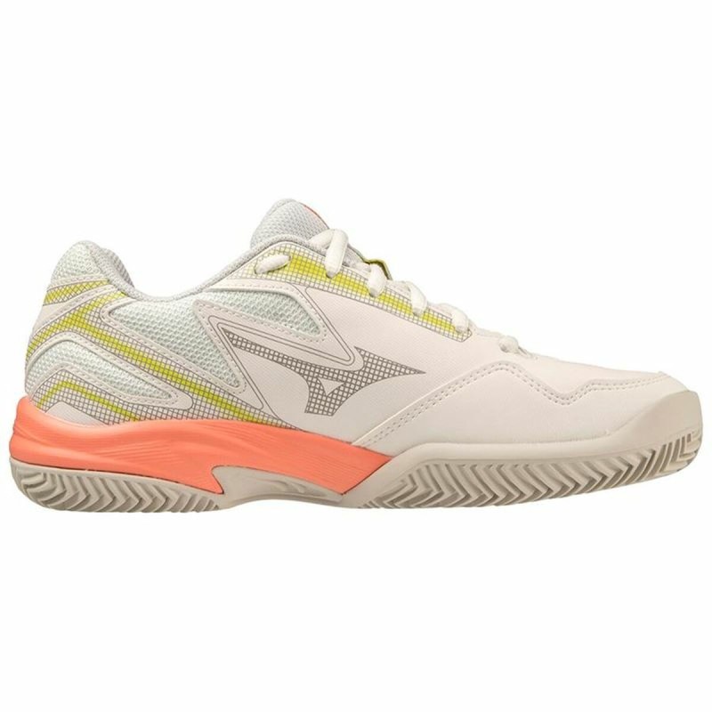 Adult's Padel Trainers Mizuno Break Shot 4 CC White