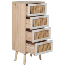 Schubladenschrank Alexandra House Living Weiß Braun Holz 40 x 91 x 30 cm