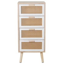 Schubladenschrank Alexandra House Living Weiß Braun Holz 40 x 91 x 30 cm