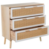 Kommode Alexandra House Living Weiß Braun Holz 80 x 81 x 35 cm