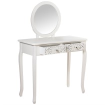 Coiffeuse Alexandra House Living Blanc Bois 90 x 78 x 40 cm